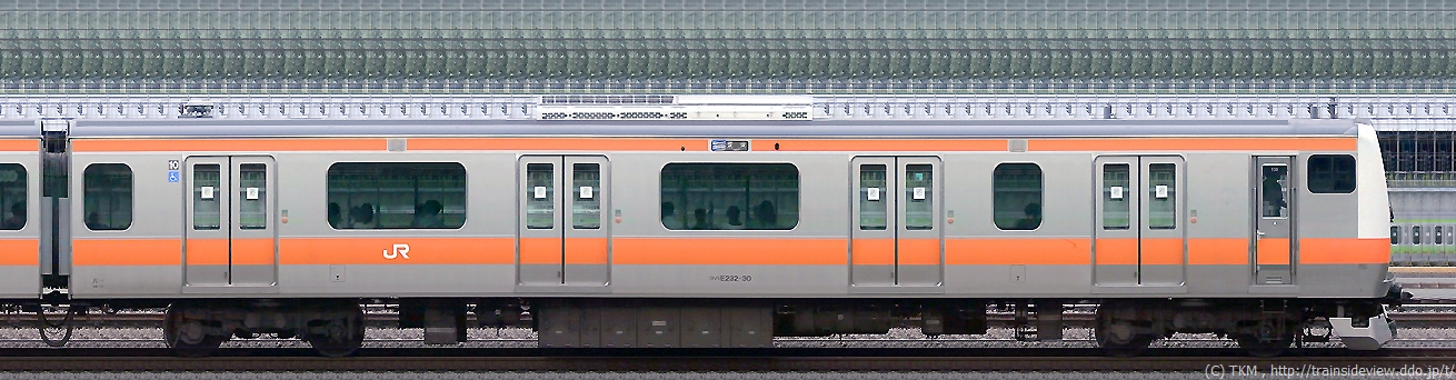 クハE232形0番台（A）の側面写真