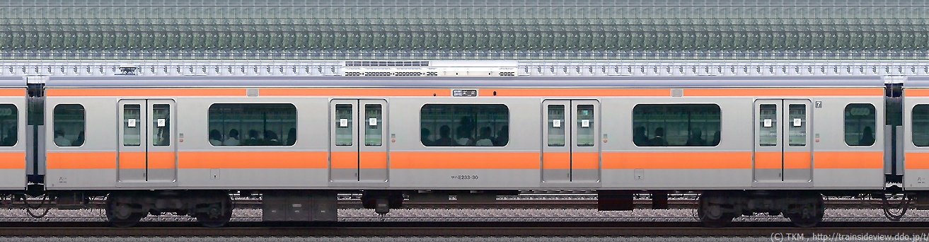 サハE233形0番台（A）の側面写真